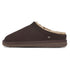 PARFEYING Men's Dense Australian Sheepskin Suede Slip-On Slippers