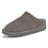 PARFEYING Men's Dense Australian Sheepskin Suede Slip-On Slippers