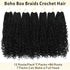 7 pack 12/14 Inch Boho Box Braids Goddess Box Braids Crochet Hair Bohemian Hippie Braids Braiding Hair Box Braids with Curly Ends Messy Pre-looped Synthetic Crochet Hair for Women Halloween Christmas