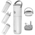 Insulated Water Bottle for Sports with Straw,2 lids,18 oz 3IN1 Water Bottles for Slim Can Coolers and Kids Tumbler, Stainless Steel Metal Bottles for Outdoor Activities