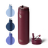 Stainless Steel Water Bottle with Straw and Lid 32 oz Vacuum Insulated Cup Stay Cold and Hot, Leak-Proof Wide Mouth Water Bottles for Men