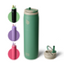 Stainless Steel Water Bottle with Straw and Lid 32 oz Vacuum Insulated Cup Stay Cold and Hot, Leak-Proof Wide Mouth Water Bottles for Men