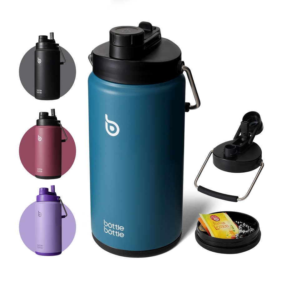 For outdoor activities:With half gallon water jug,it’s easier to enjoy your trip with fewer refills and is perfect for hiking,camping and sporting.With such a versatile bottle,it's easy to stay hydrated and refreshed during adventures