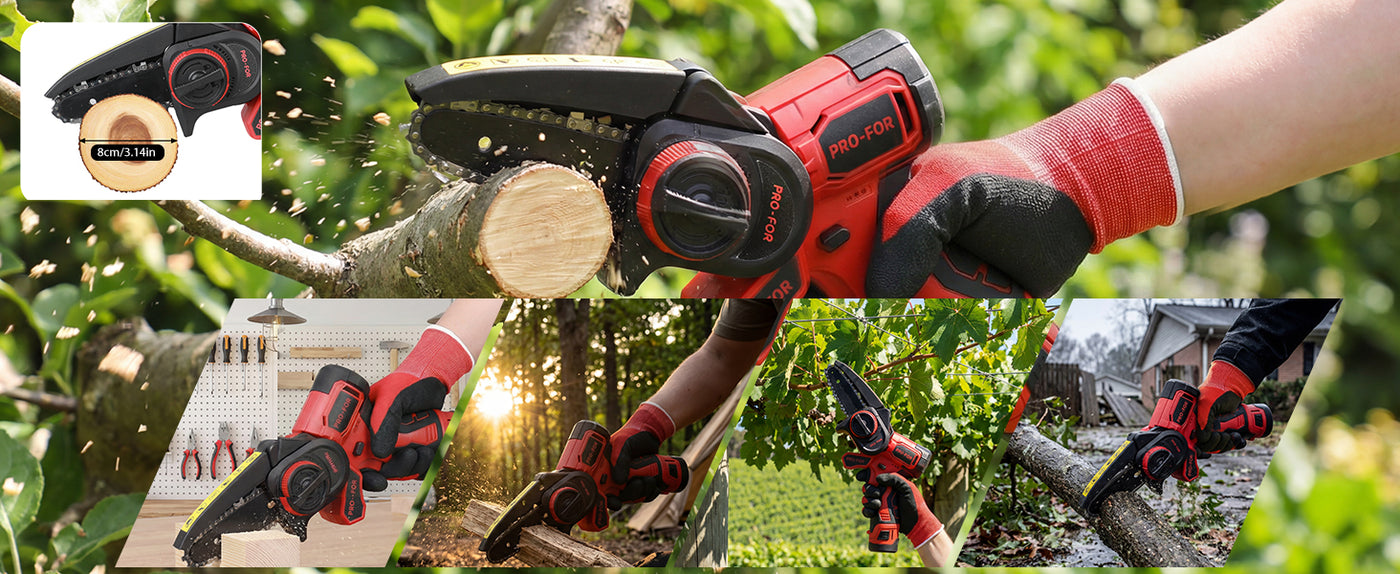 12V Multi-function Combination Tool A103-CPS302-12BL Brushless Combination Power Tool Kit, 3-in-1 Cordless Multi-Head System with Mini Chainsaw, Belt Sander, Blower, Interchangeable Heads for DIY & Home Workshop