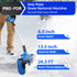 40V Cordless Snow Shovel, Lightweight Electric Snow Blower Alternative with 2×4.0Ah Batteries, 13.5" Width, 26.5FT Throw Distance, Battery Powered Snow Removal Tool for Driveway & Walkways