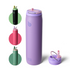 Stainless Steel Water Bottle with Straw and Lid 32 oz Vacuum Insulated Cup Stay Cold and Hot, Leak-Proof Wide Mouth Water Bottles for Men