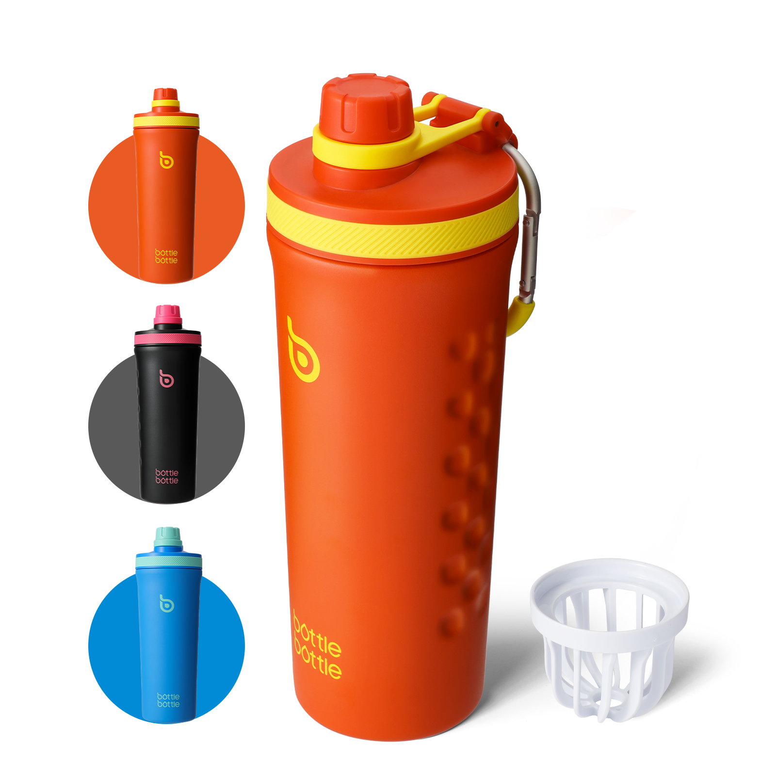 26 oz Insulated Shaker Bottle Insulated Water Bottle for Men and Women Protein Shaker for Gym Water Cup