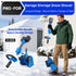 40V Cordless Snow Shovel, Lightweight Electric Snow Blower Alternative with 2×4.0Ah Batteries, 13.5" Width, 26.5FT Throw Distance, Battery Powered Snow Removal Tool for Driveway & Walkways